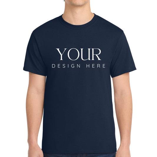 Port and Company PC54 Custom T Shirt, Core Cotton Tee, Personalized Shirt, Custom Logo Shirt, Unisex T Shirt
