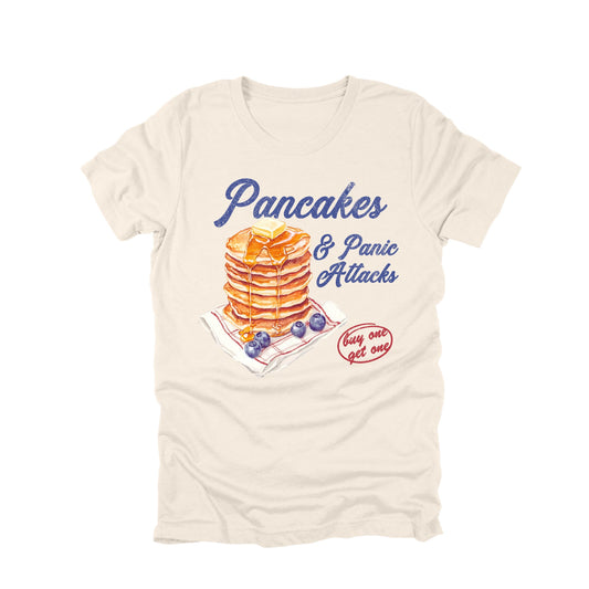 Pancakes and Panic Attacks Shirt Funny Breakfast Humor Graphic Tee