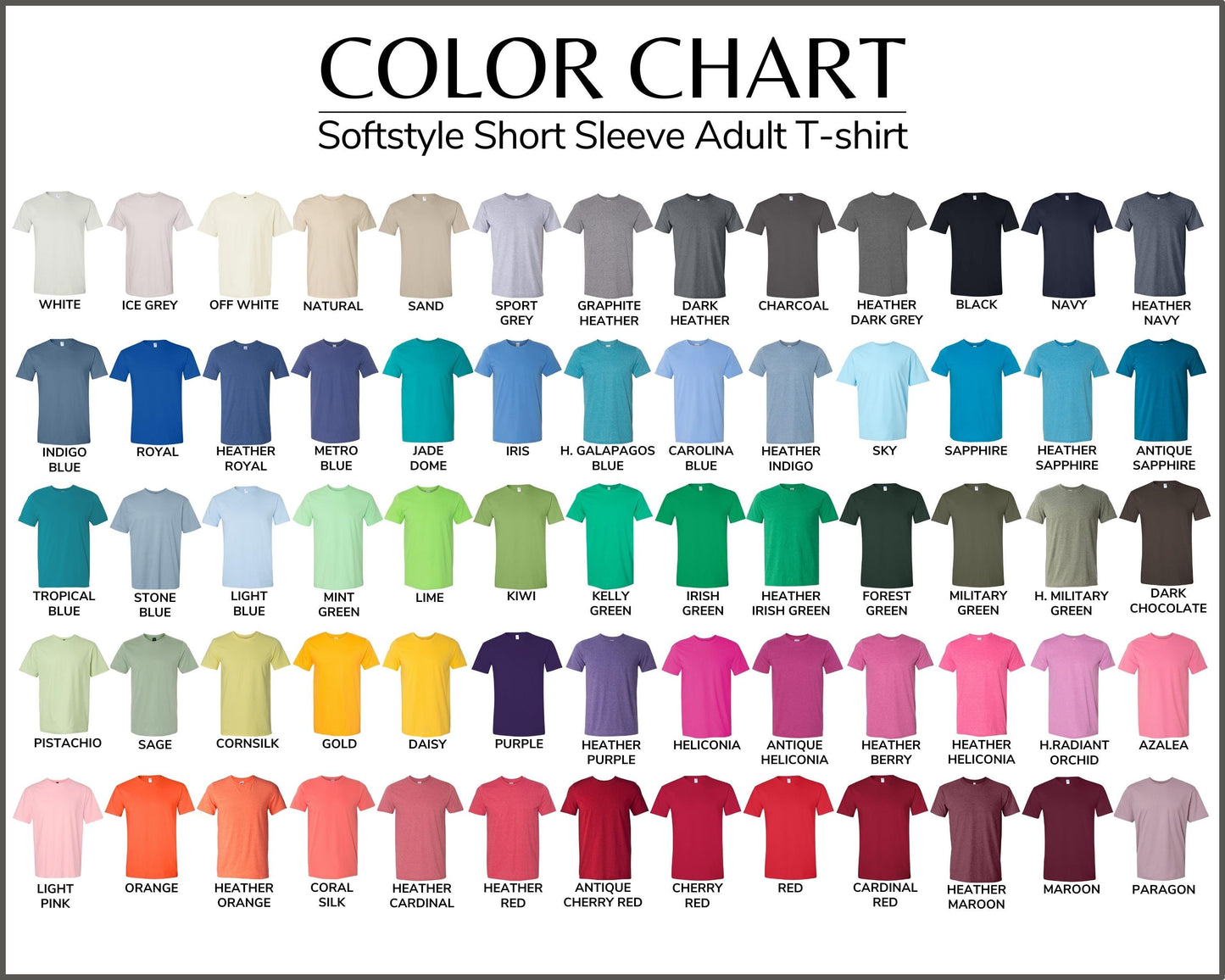 Gildan Softstyle T Shirt 64000 Custom T Shirt, Personalized Shirt, Custom Logo Shirt, Unisex Tee, Lightweight Cotton Shirt
