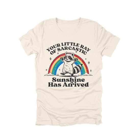 Your Little Ray of Sarcastic Sunshine Shirt Funny Raccoon Humor Graphic Tee
