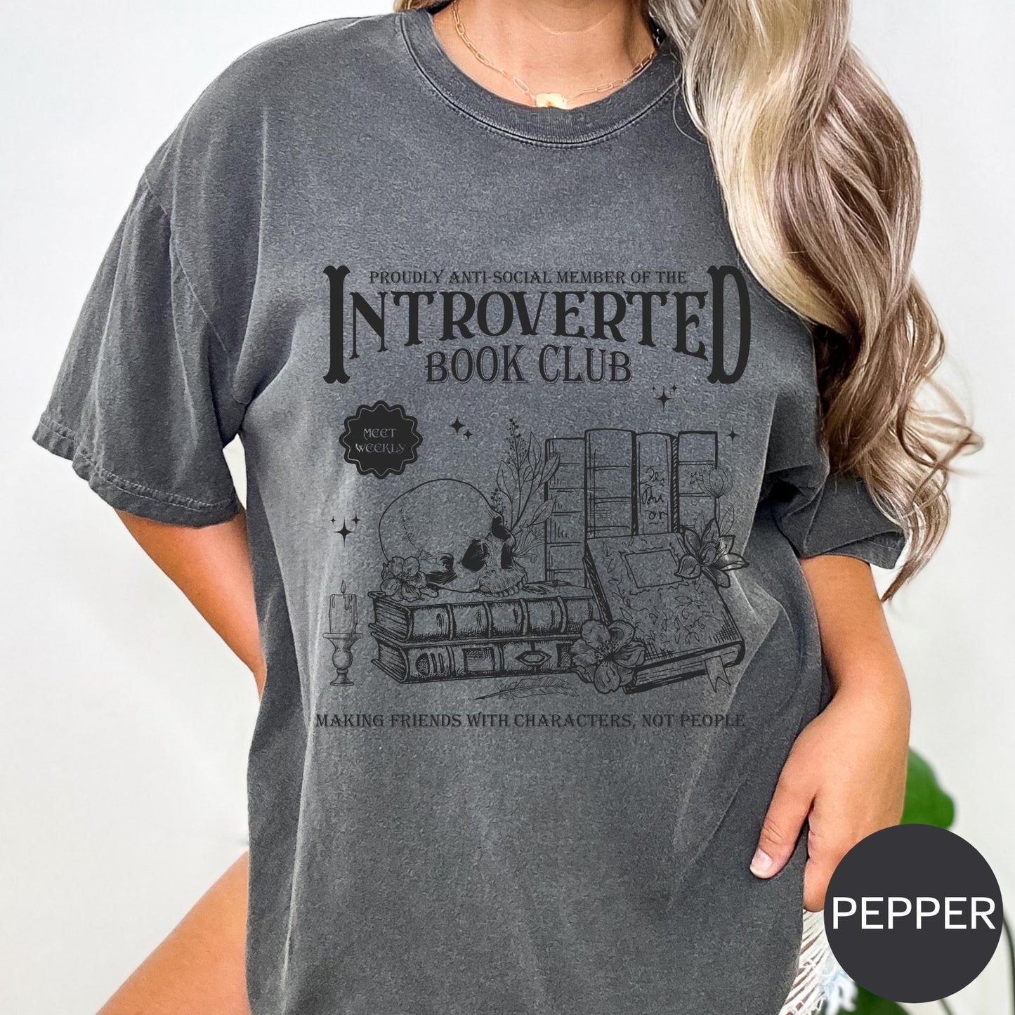 Introverted Book Club T-shirt