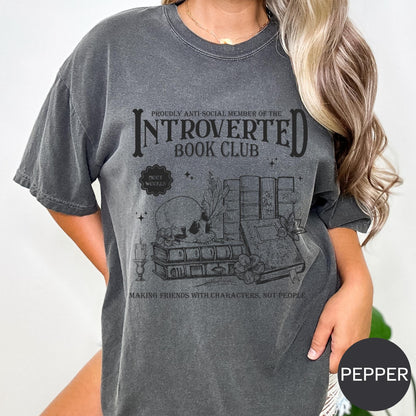 Introverted Book Club T-shirt