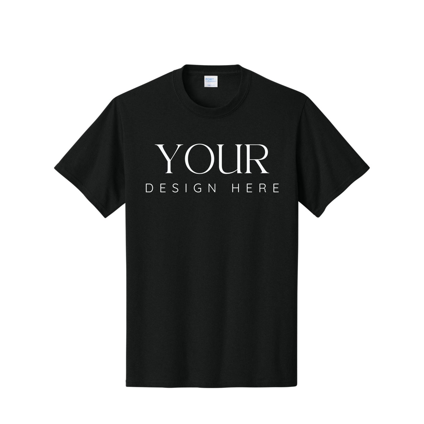 Port and Company PC54 Custom T Shirt, Core Cotton Tee, Personalized Shirt, Custom Logo Shirt, Unisex T Shirt