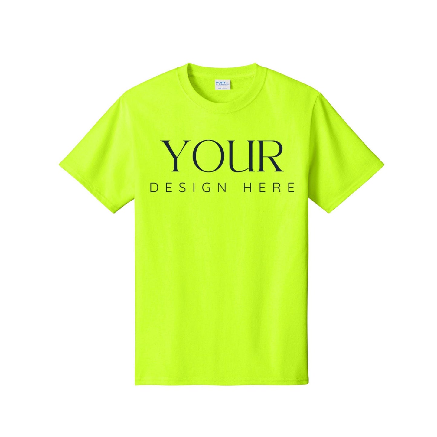 Port and Company PC54 Custom T Shirt, Core Cotton Tee, Personalized Shirt, Custom Logo Shirt, Unisex T Shirt