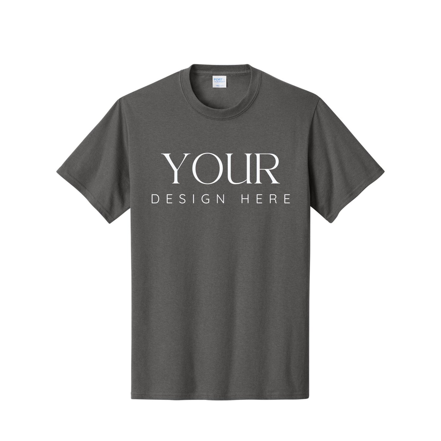 Port and Company PC54 Custom T Shirt, Core Cotton Tee, Personalized Shirt, Custom Logo Shirt, Unisex T Shirt