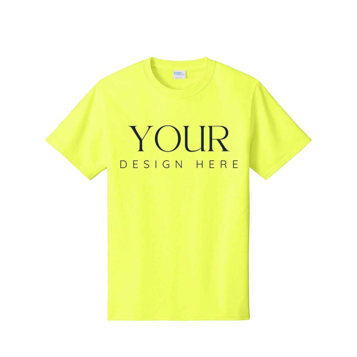 Port and Company PC54 Custom T Shirt, Core Cotton Tee, Personalized Shirt, Custom Logo Shirt, Unisex T Shirt