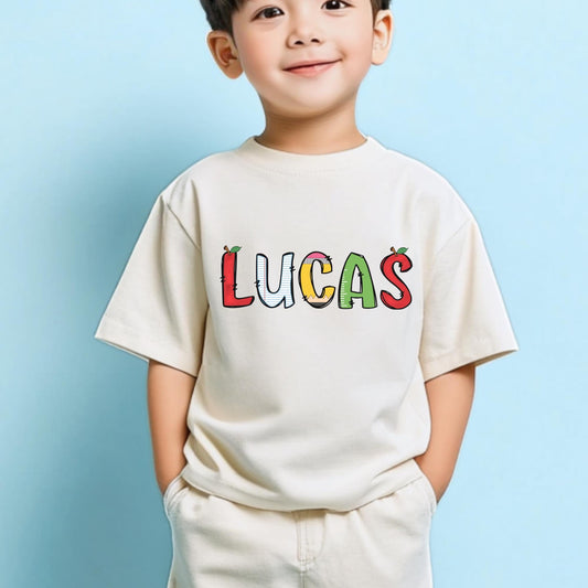 First Day of School Tee, Kids Personalized Shirt, Preschool Toddler Youth
