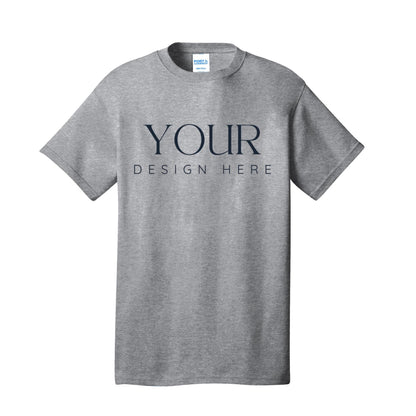 Port and Company PC54 Custom T Shirt, Core Cotton Tee, Personalized Shirt, Custom Logo Shirt, Unisex T Shirt