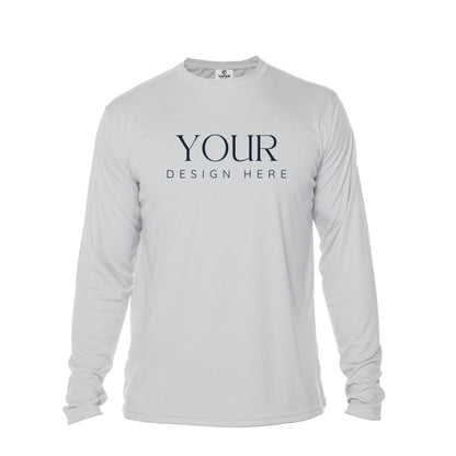 Custom UPF Long Sleeve Shirt, Personalized Logo Shirt, Custom Business Shirt, Sun Protection Shirt, Performance Work Shirt