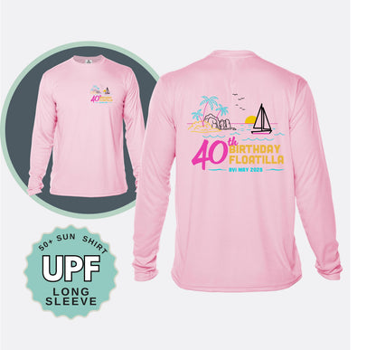 Custom Family Matching UPF Shirts, Personalized Long Sleeve Sun Shirts, Youth Toddler Adult Shirts, Vacation Family Shirts
