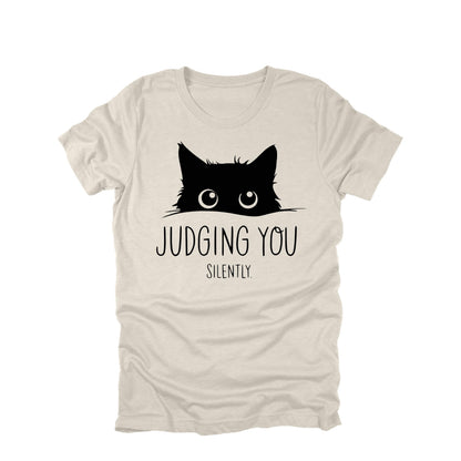 Judging You Silently Cat Shirt, Funny Cat Shirt, Cat Lover Humor Tee, Sarcastic Cat Graphic Tee, Cat Owner Shirt
