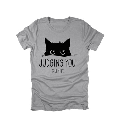 Judging You Silently Cat Shirt, Funny Cat Shirt, Cat Lover Humor Tee, Sarcastic Cat Graphic Tee, Cat Owner Shirt