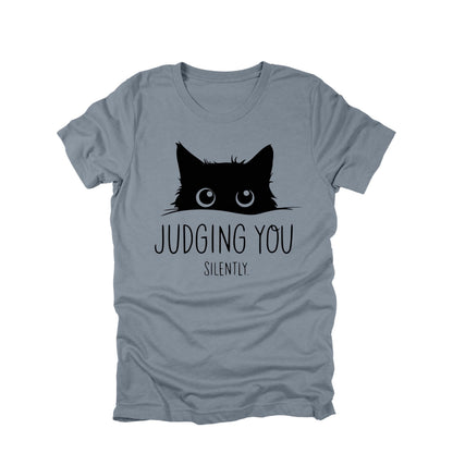 Judging You Silently Cat Shirt, Funny Cat Shirt, Cat Lover Humor Tee, Sarcastic Cat Graphic Tee, Cat Owner Shirt