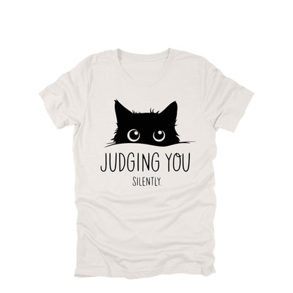 Judging You Silently Cat Shirt, Funny Cat Shirt, Cat Lover Humor Tee, Sarcastic Cat Graphic Tee, Cat Owner Shirt