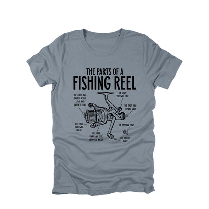 Parts of a Fishing Reel Funny Fishing Shirt, Fishing Shirt, Dad Lake Boat Trip Gift for Fishermen, Father's Day Mens Fishing T-Shirt
