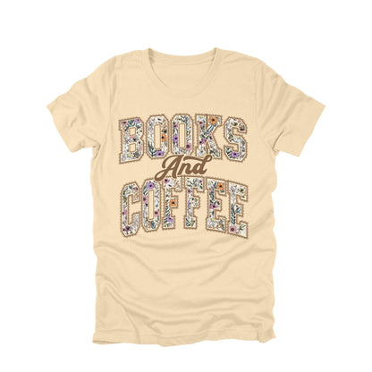 Books and Coffee Tee Floral Letter Shirt Book Lover Gift Reading Shirt Cozy Reader Tee