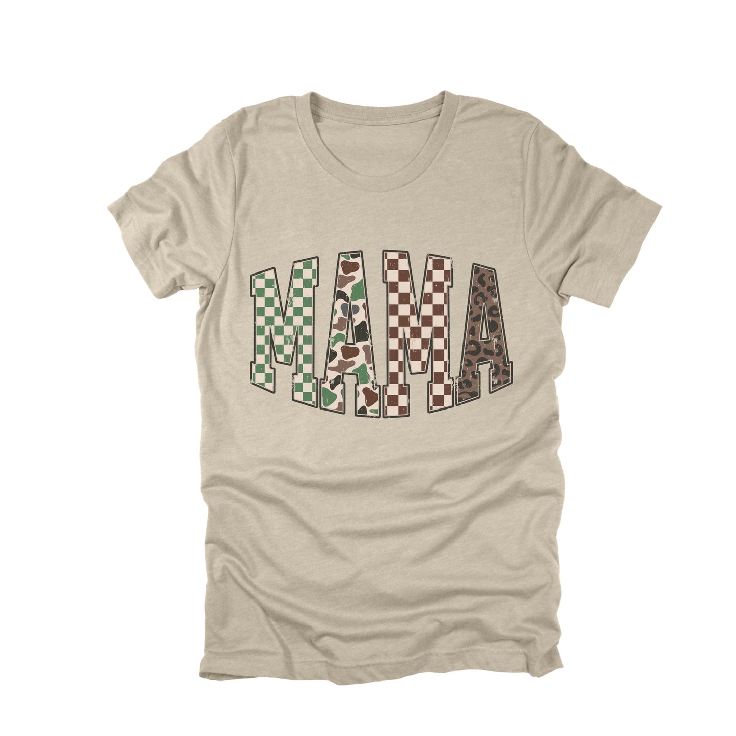 Mama Shirt Trendy Graphic Tee Cute Mom Shirt Retro Mama Tee Womens Casual T-Shirt