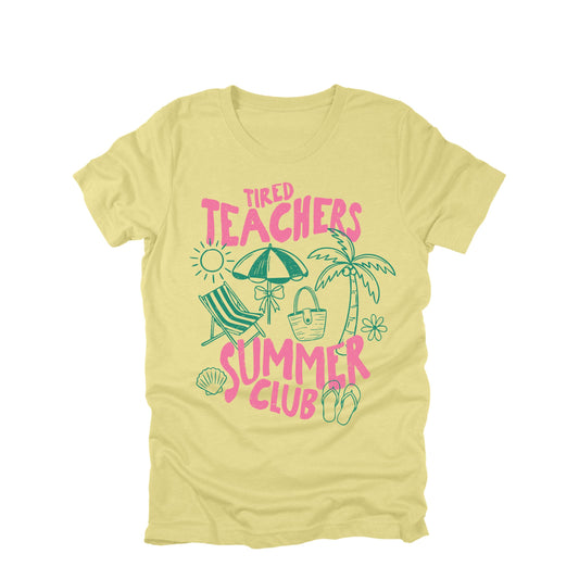 Tired Teachers Summer Club Shirt Teacher Summer Tee Funny Teacher Vacation Shirt