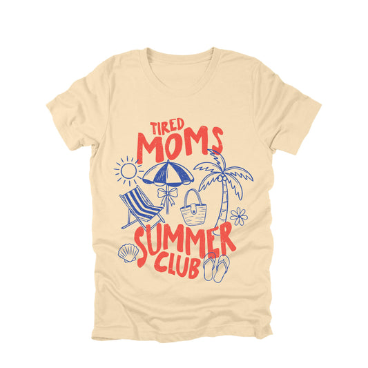 Tired Moms Summer Club Shirt Funny Mom Tee Summer Vacation Shirt Beach Mom Shirt