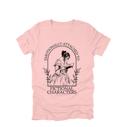Emotionally Attached to Fictional Characters Shirt, Book Lover Tee, Reader Gift, Introvert Shirt, Literary Aesthetic T Shirt