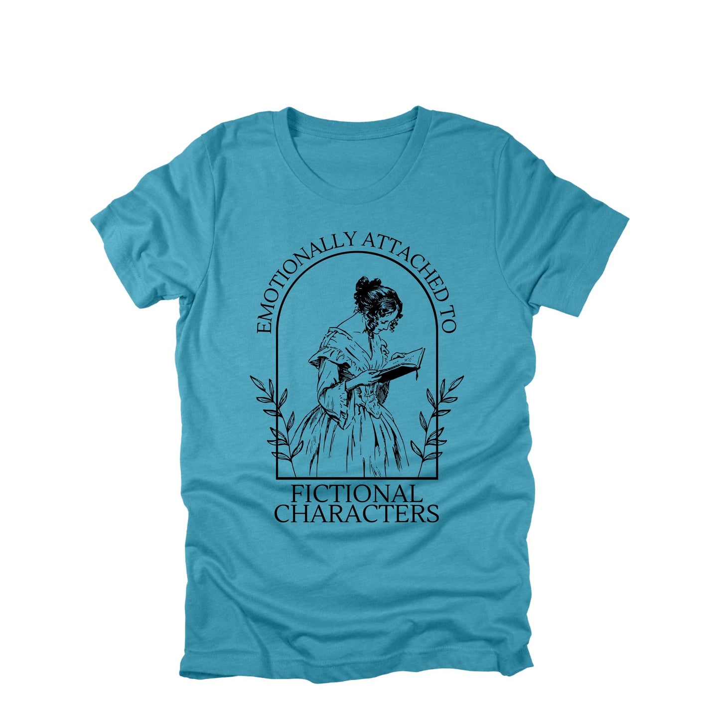 Emotionally Attached to Fictional Characters Shirt, Book Lover Tee, Reader Gift, Introvert Shirt, Literary Aesthetic T Shirt