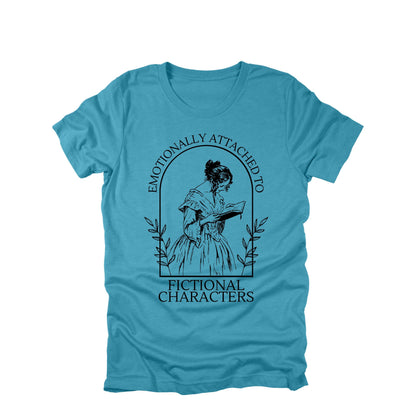 Emotionally Attached to Fictional Characters Shirt, Book Lover Tee, Reader Gift, Introvert Shirt, Literary Aesthetic T Shirt