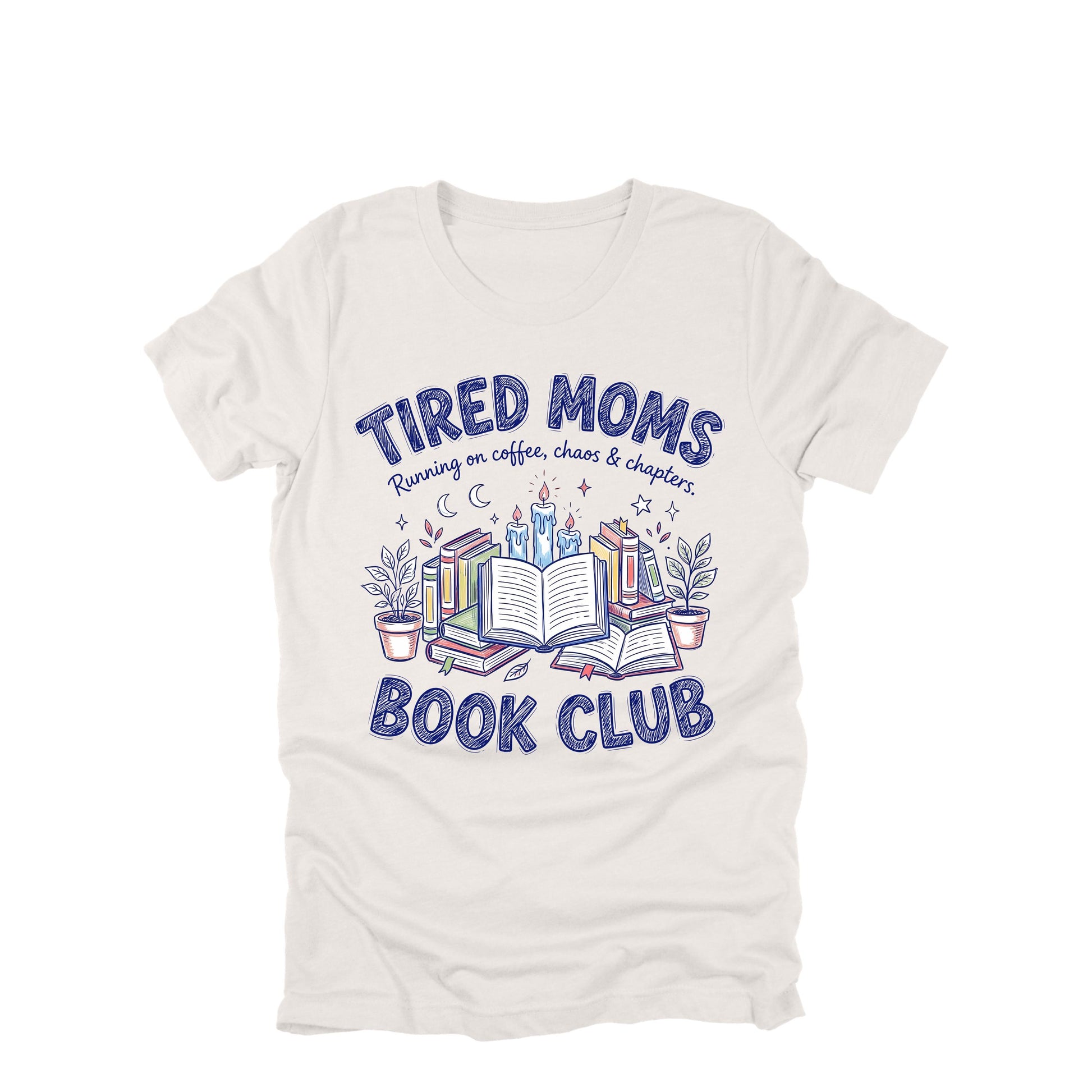 Tired Moms Book Club Shirt, Funny Mom Shirt, Book Lover Mom Tee, Reading Mom Shirt, Coffee Chaos Mom Shirt, Gift for Mom
