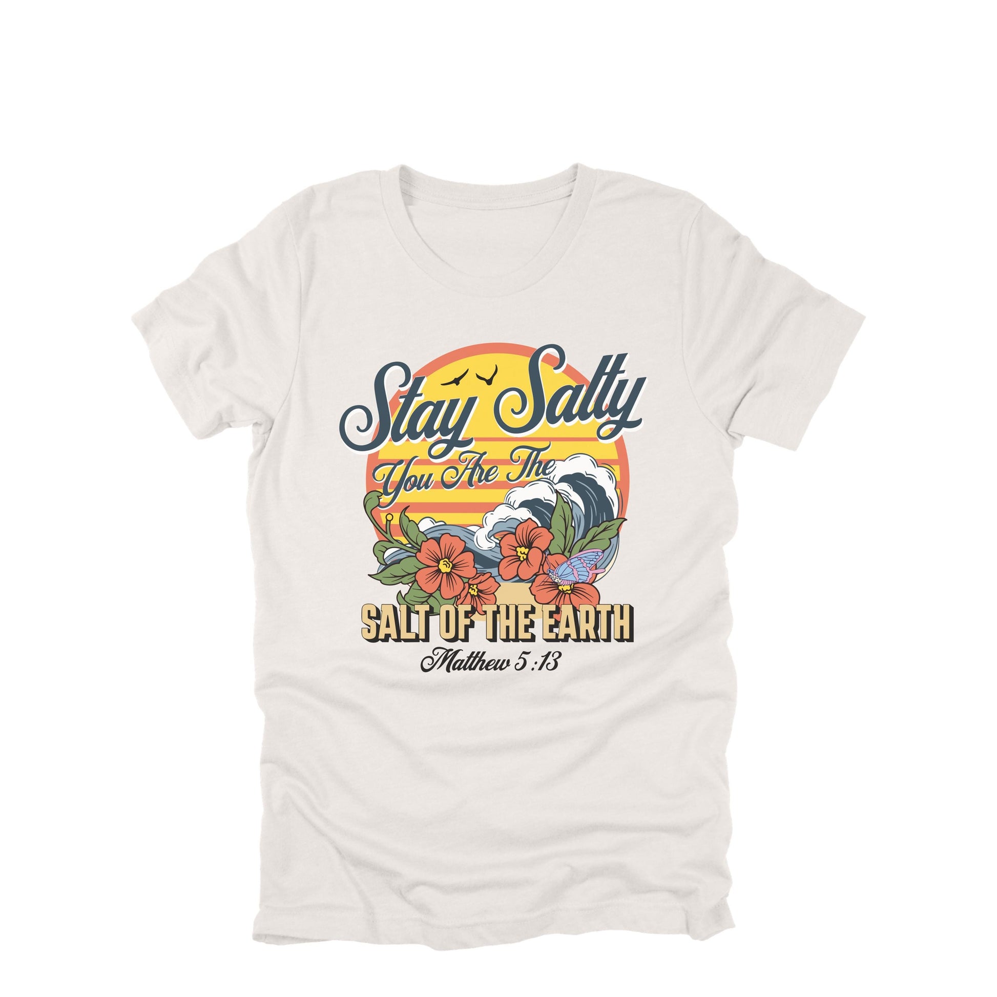 Stay Salty Shirt Christian, Salt of the Earth Shirt, Matthew 5 13 Shirt, Beach Christian Tee, Faith Graphic Shirt, Bible Verse Shirt