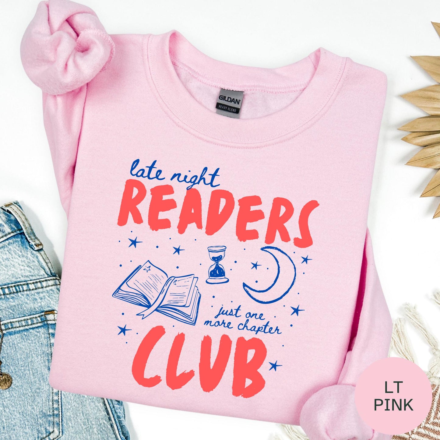 Late Night Readers Club Book Lover Sweatshirt