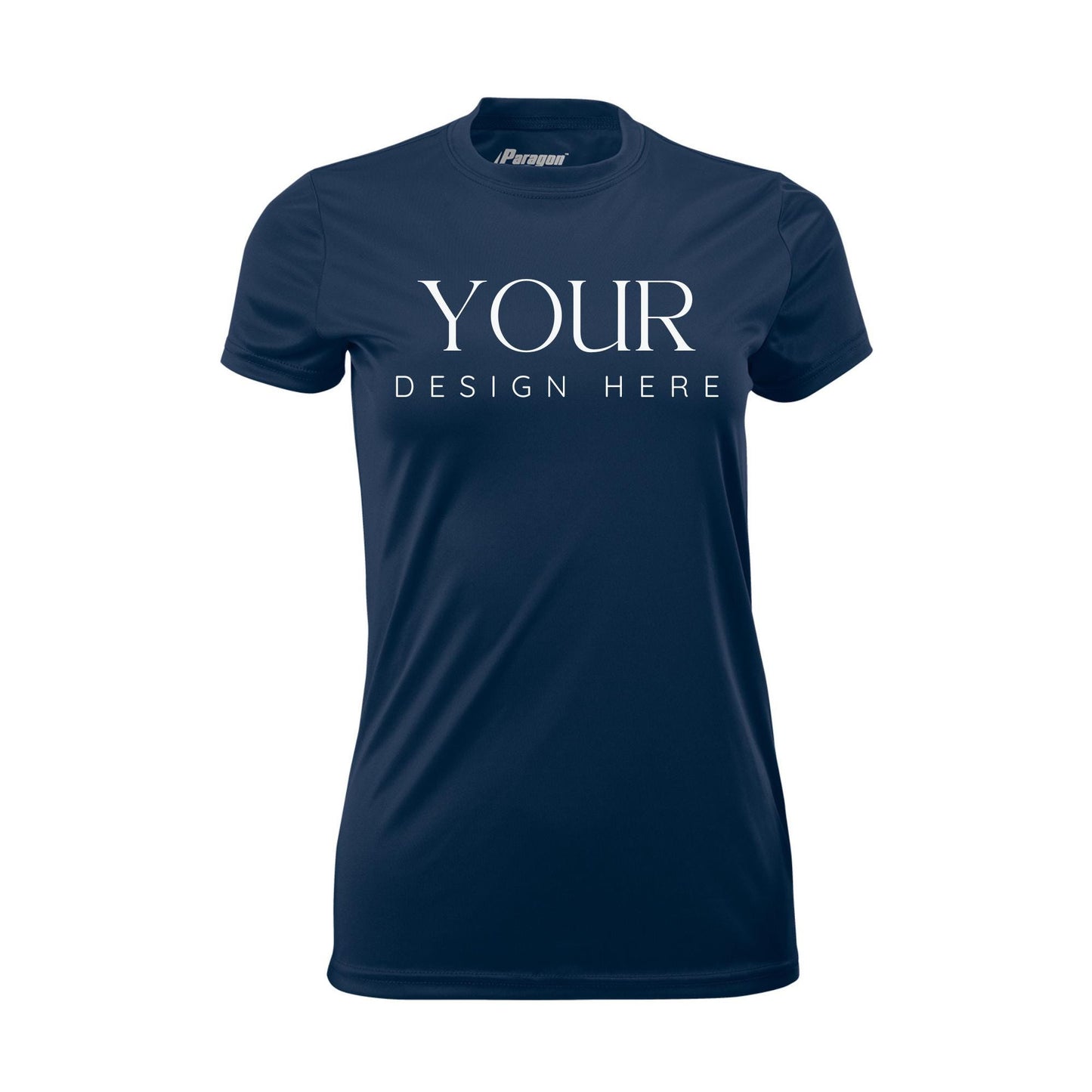 Ladies UPF Short Sleeve Crew Neck Custom Sun Shirt, Crew Neck Short Sleeve UPF Shirt, Personalized Performance Tee, Custom Logo Shirt