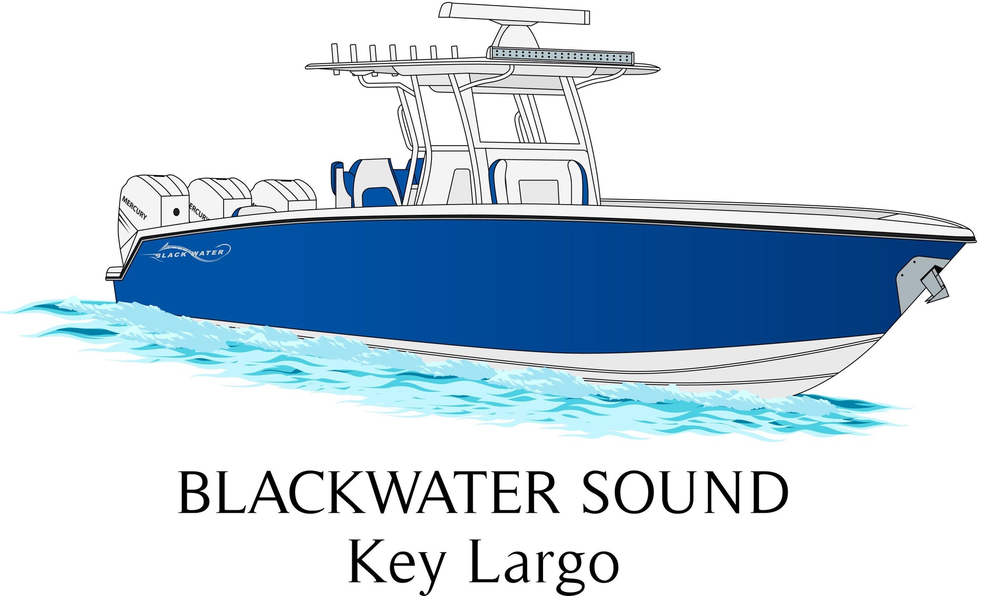 Custom boat drawing line art personalized illustration boat artwork