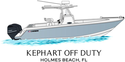 Custom Boat Design Add On Personalized Boat Illustration Digital Drawing Artwork for Shirt Orders Fishing Boat Yacht Pontoon Catamaran