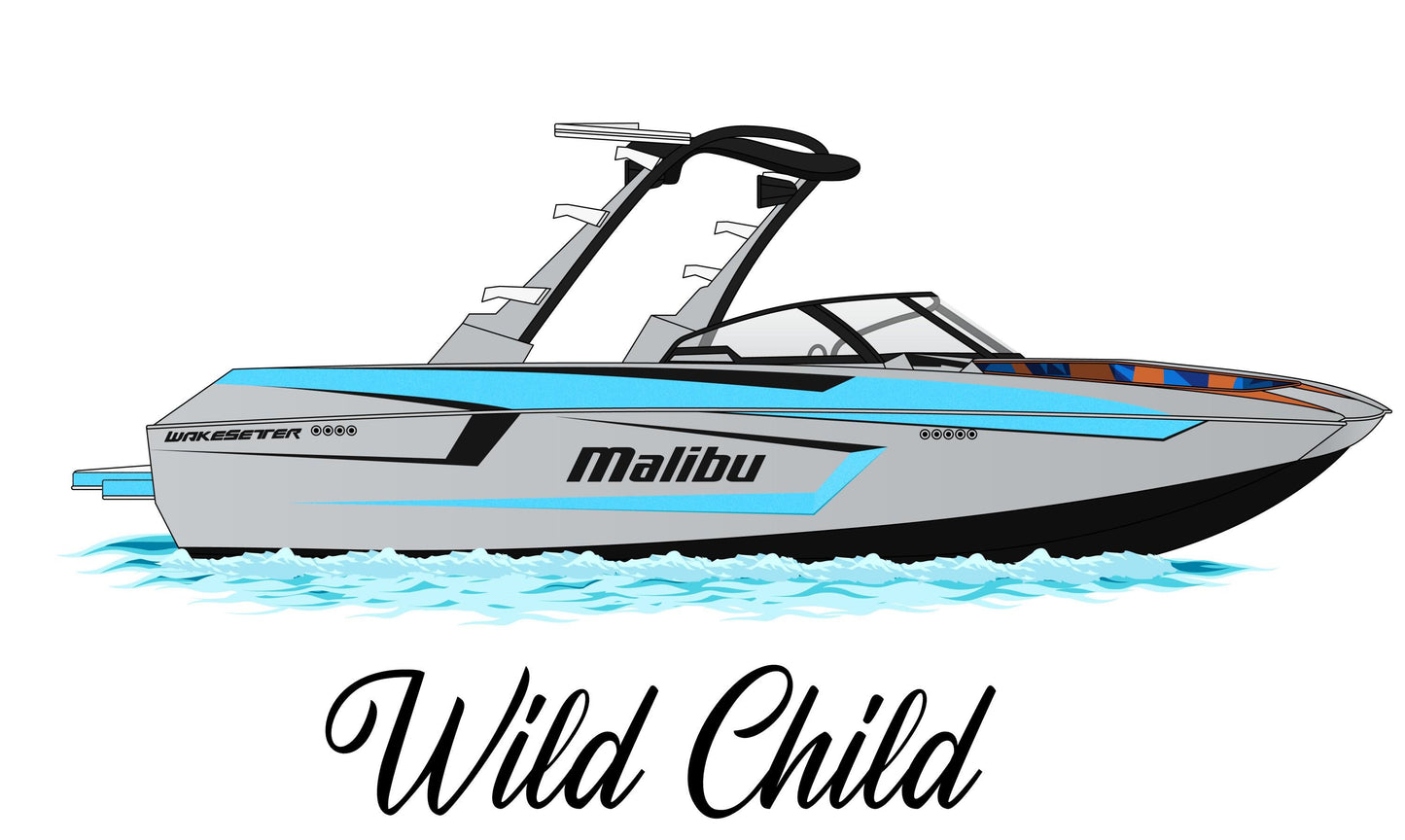 Custom Boat Design Add On Personalized Boat Illustration Digital Drawing Artwork for Shirt Orders Fishing Boat Yacht Pontoon Catamaran
