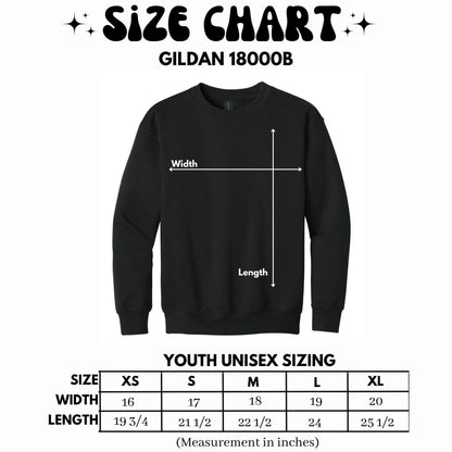 Custom Kids Sweatshirt Personalized Name or Word(s) Sweatshirt