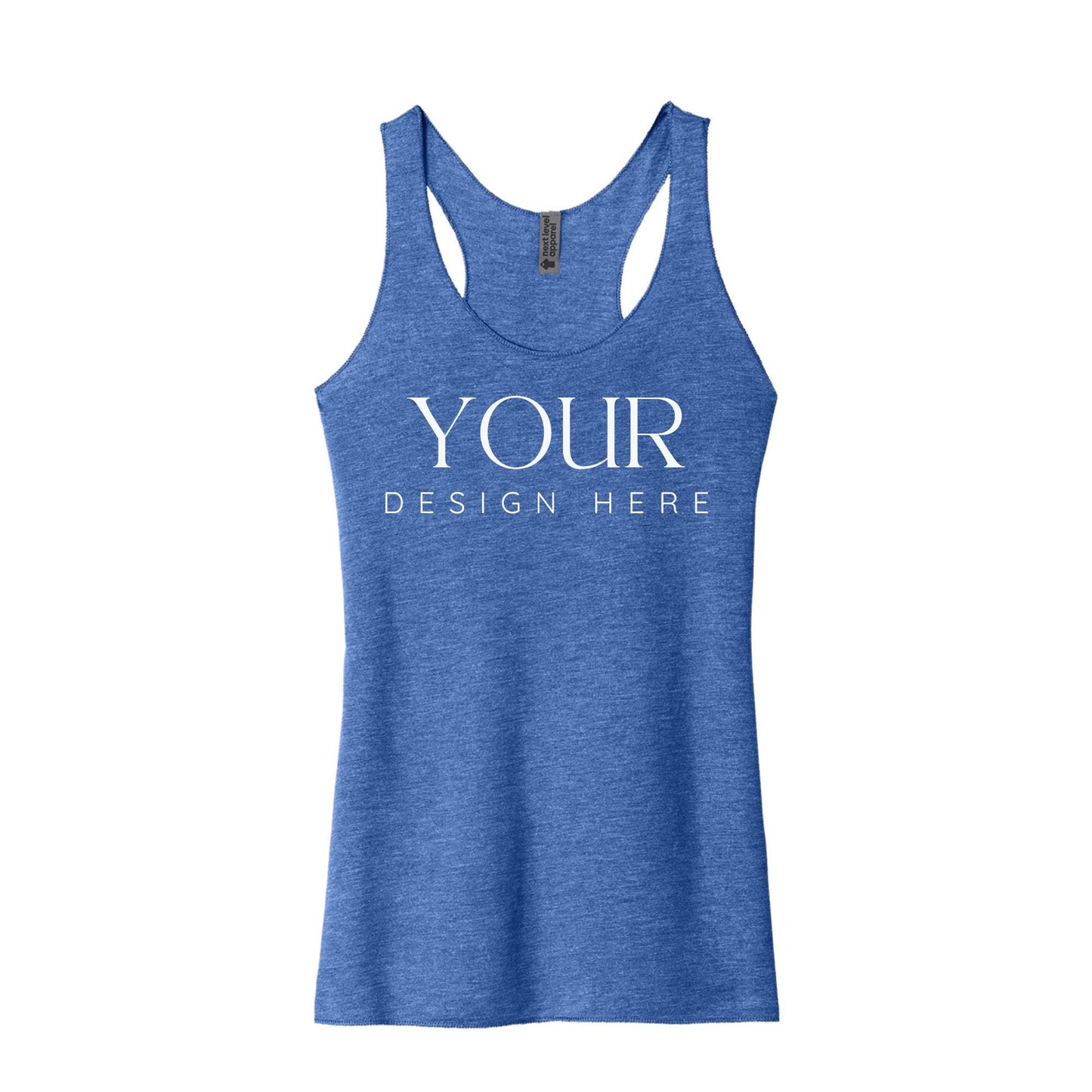 Custom Tank Top Next Level 6733, Personalized Racerback Tank, Women’s Workout Tank, Custom Graphic Tank, Summer Vacation Shirt