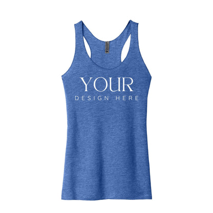 Custom Tank Top Next Level 6733, Personalized Racerback Tank, Women’s Workout Tank, Custom Graphic Tank, Summer Vacation Shirt