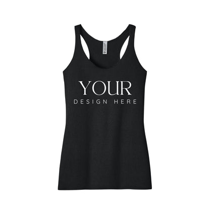 Custom Tank Top Next Level 6733, Personalized Racerback Tank, Women’s Workout Tank, Custom Graphic Tank, Summer Vacation Shirt