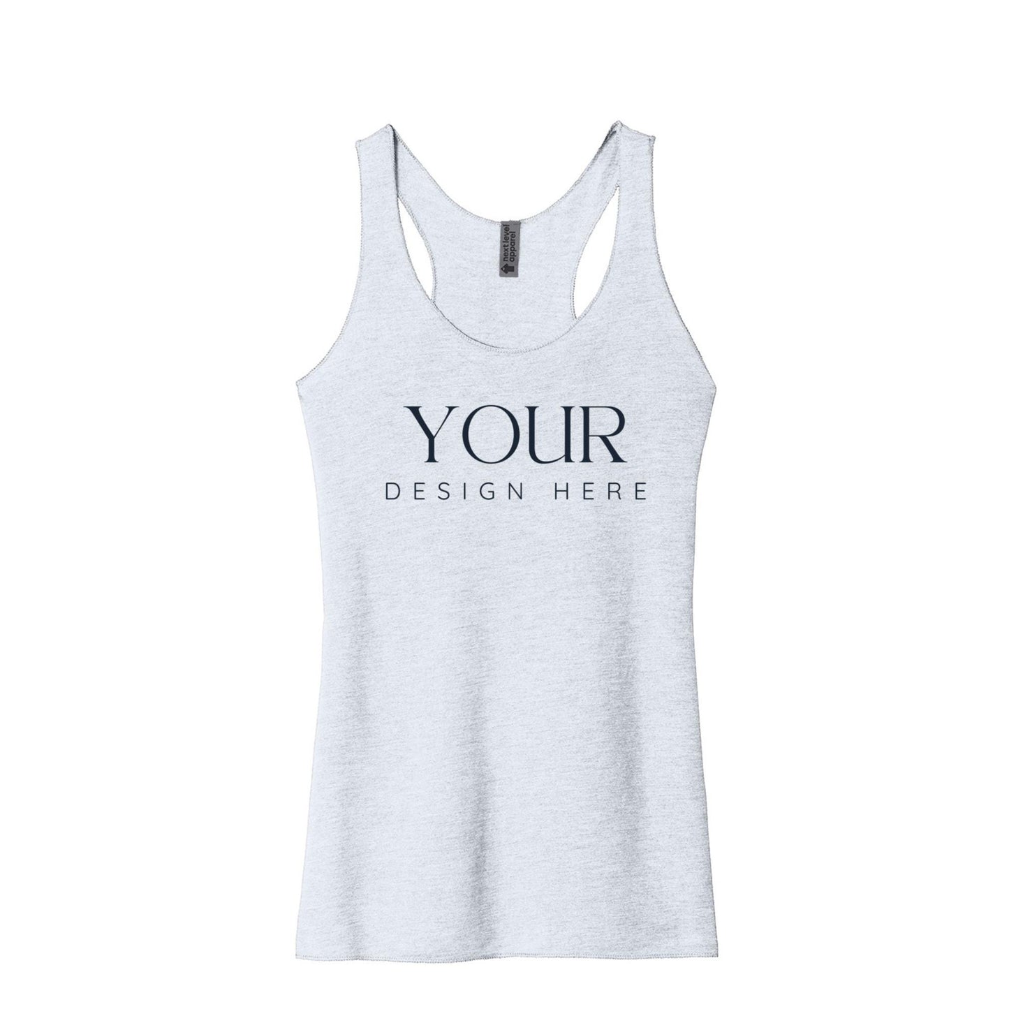 Custom Tank Top Next Level 6733, Personalized Racerback Tank, Women’s Workout Tank, Custom Graphic Tank, Summer Vacation Shirt