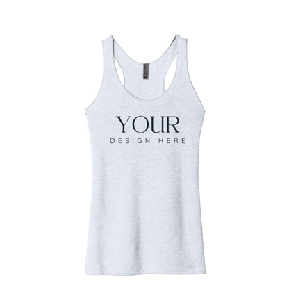 Custom Tank Top Next Level 6733, Personalized Racerback Tank, Women’s Workout Tank, Custom Graphic Tank, Summer Vacation Shirt