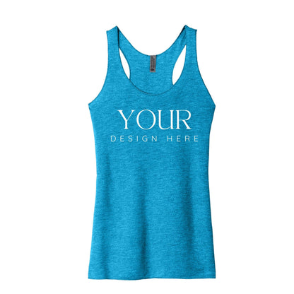 Custom Tank Top Next Level 6733, Personalized Racerback Tank, Women’s Workout Tank, Custom Graphic Tank, Summer Vacation Shirt