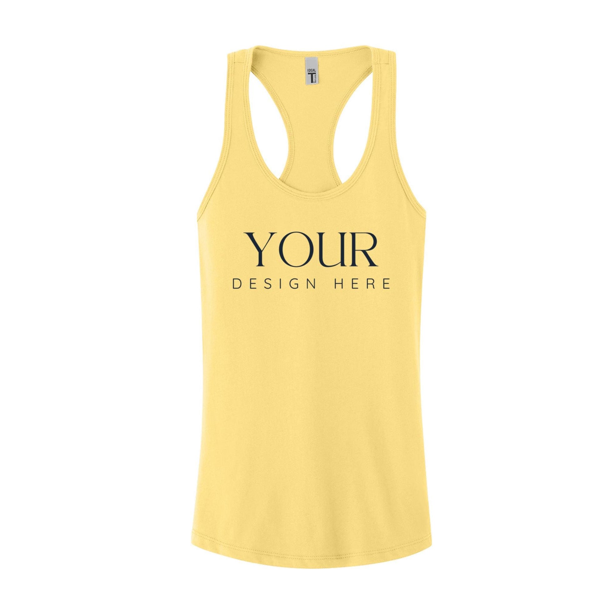 Custom Tank Top Next Level 1533, Ideal Racerback Tank, Women’s Tank Top, Personalized Tank, Racerback Tank