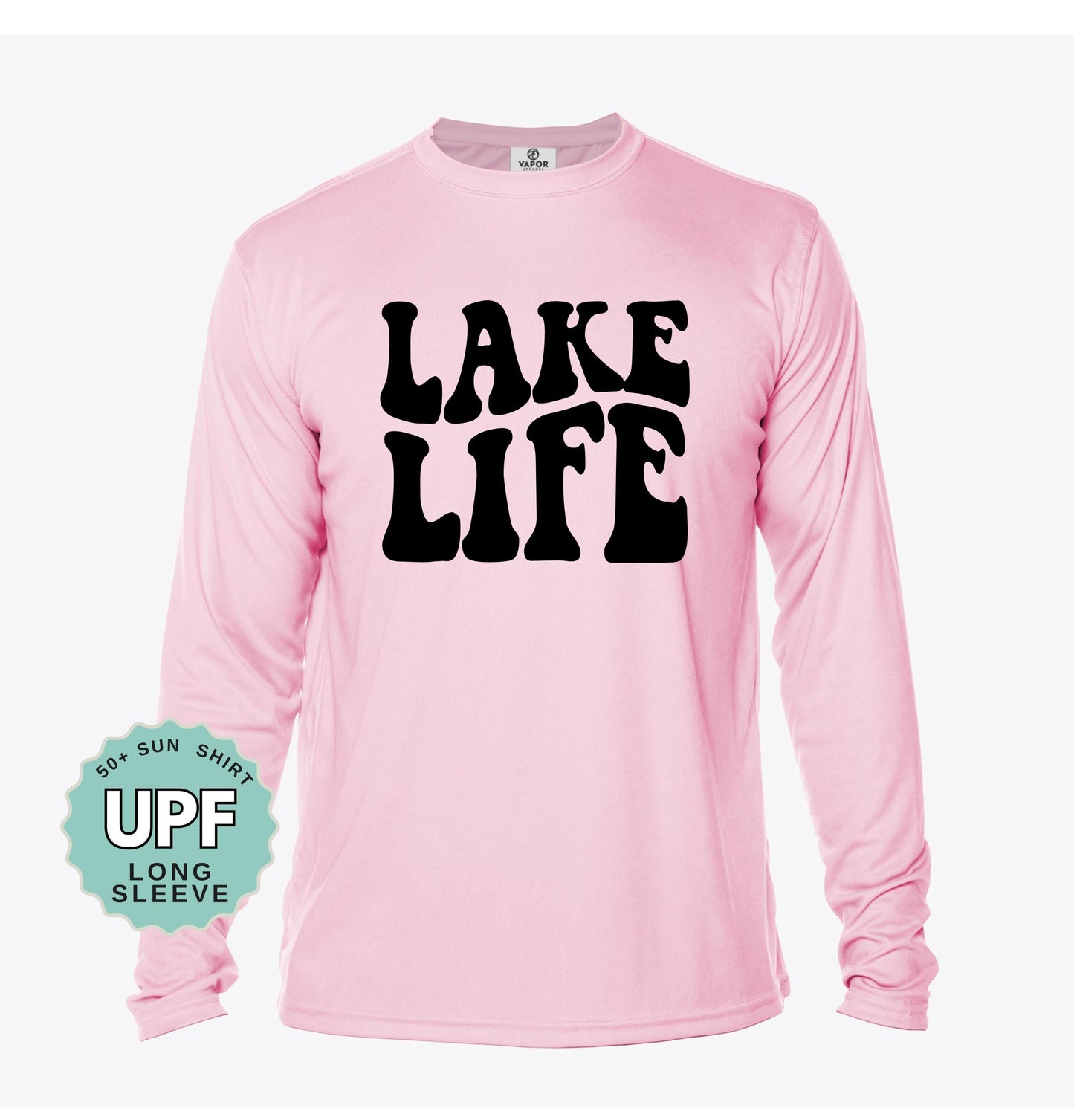 Lake Life UPF 50 Long Sleeve Shirt: Moisture Wicking Sun Protection