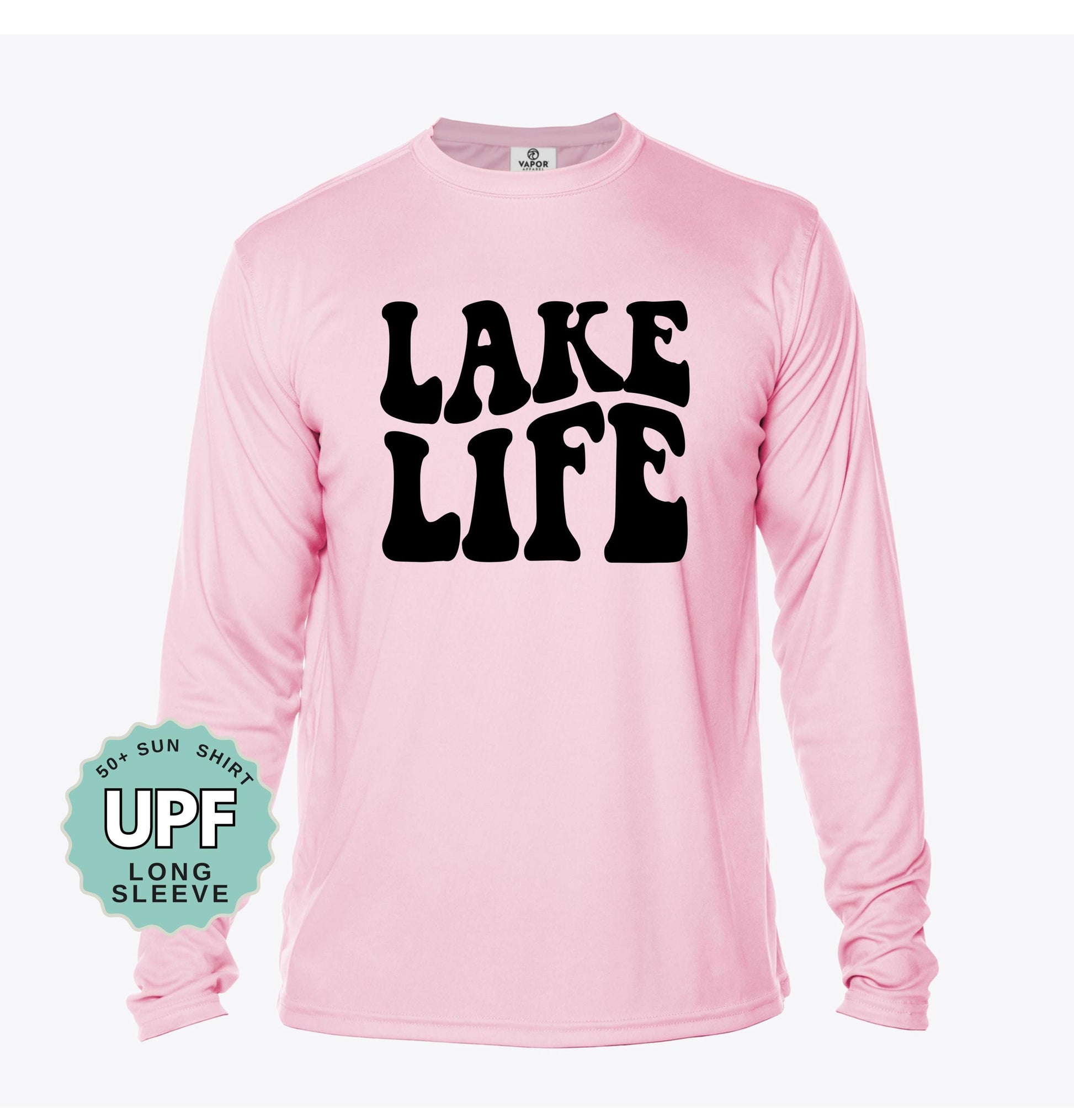 Lake Life UPF 50 Long Sleeve Shirt: Moisture Wicking Sun Protection
