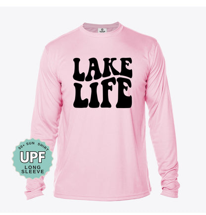 Lake Life UPF 50 Long Sleeve Shirt: Moisture Wicking Sun Protection