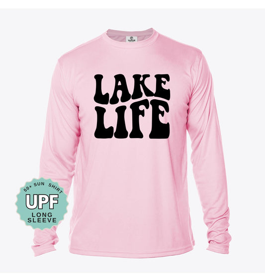Lake Life UPF 50 Long Sleeve Shirt: Moisture Wicking Sun Protection