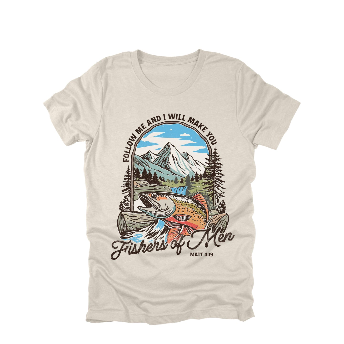 Follow Me and I Will Make You Fishers of Men Christian Shirt