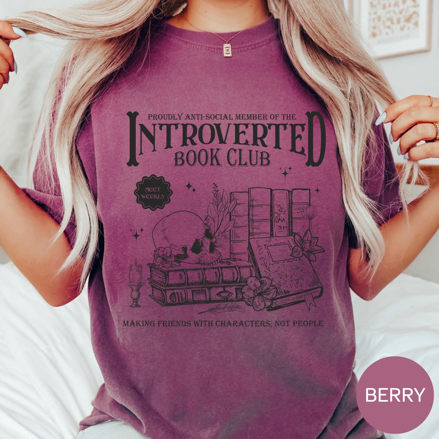 Introverted Book Club T-shirt