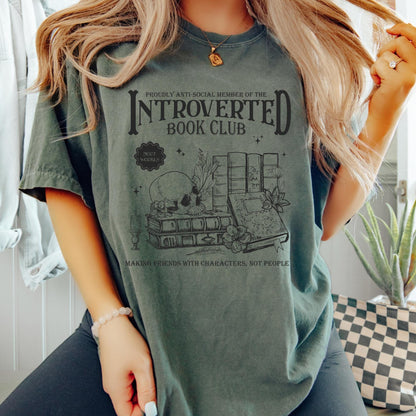 Introverted Book Club T-shirt
