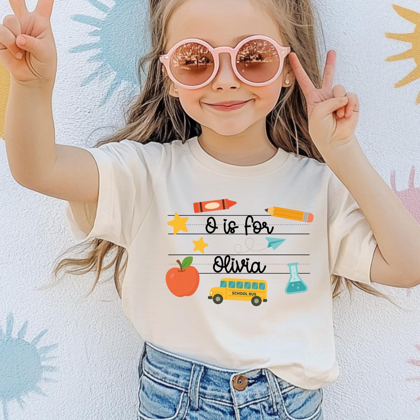 First Day of School Tee, Kids Personalized Shirt, Preschool Toddler Youth