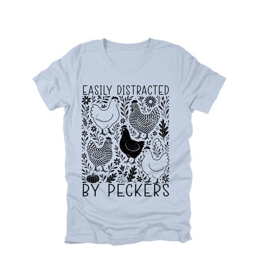 Easily Distracted by Peckers Shirt Chicken Lover Tee Funny Chicken Shirt Farm Life T-Shirt